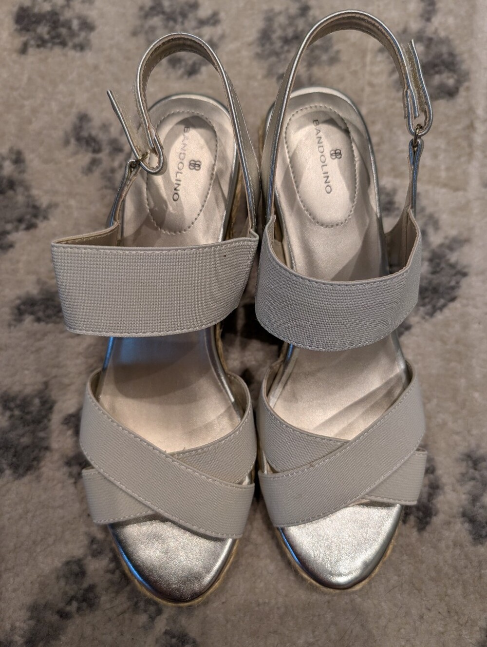Bandolino Hearsay 2 Gold Metallic Sandals Size 10.5M |  In Box